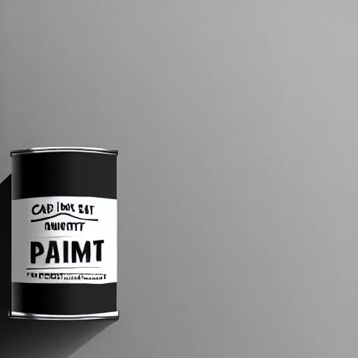 Image similar to can of paint, minimal, modern