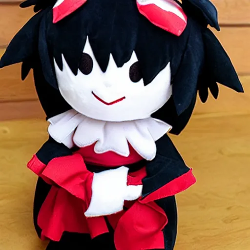 Prompt: cute fumo plush of pierrot