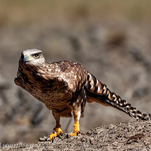 Image similar to hawk morphed with a rattlesnake