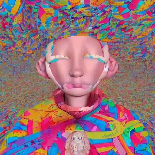 Image similar to hi mark ( akwaaba tommy ), in the style of billelis and james jean and pedro conti and stanley kubrick, kawaii colors, photorealistic, epic, super technical, 3 d render