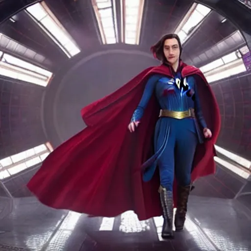 Image similar to film still of gal gadot as Doctor Strange in the Multiverse of Madness