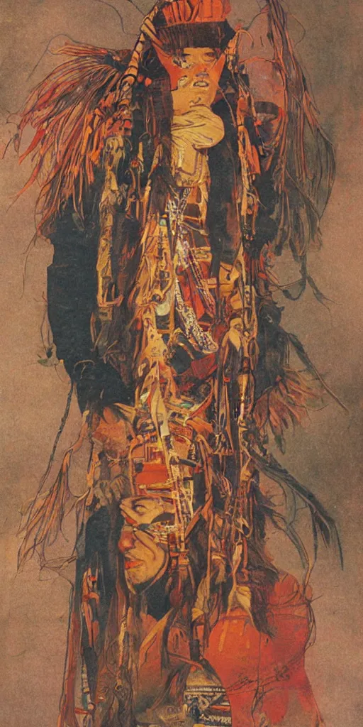 Image similar to of Native American Chief by P Moebius