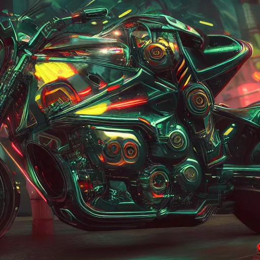 Image similar to cyberpunk acid trip on a futuristic motorcycle, hyper detailed, digital art, trending in artstation, cinematic lighting, studio quality.