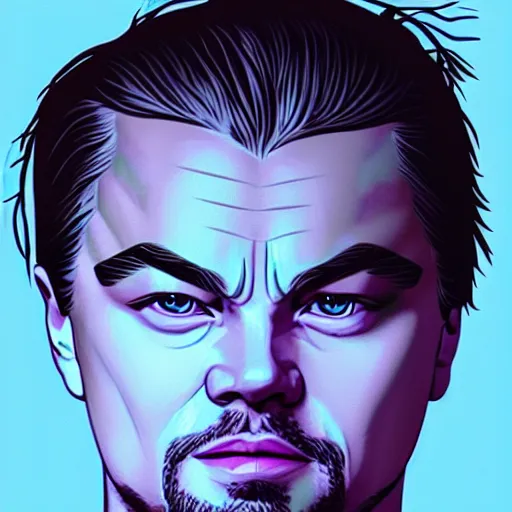 Prompt: “Leonardo DiCaprio, portrait!!! Mononoke-hime style, cartoon, blue sky with white clouds green hills and mountains on the background, fantasy, photorealistic, concept Art, ultra detailed portrait, 4k resolution”
