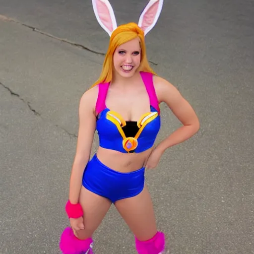 Image similar to kat deniniggs as lola bunny