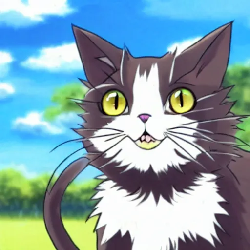 Image similar to anime cat