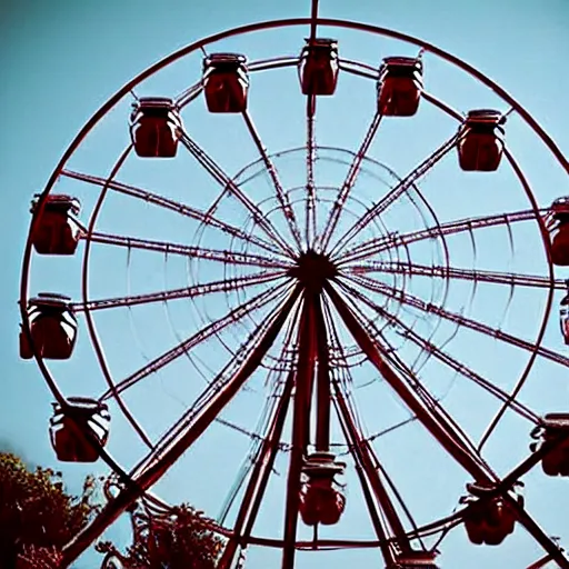 Image similar to !!!! cat!!!!, ( ferris wheel ), feline, award winning photo