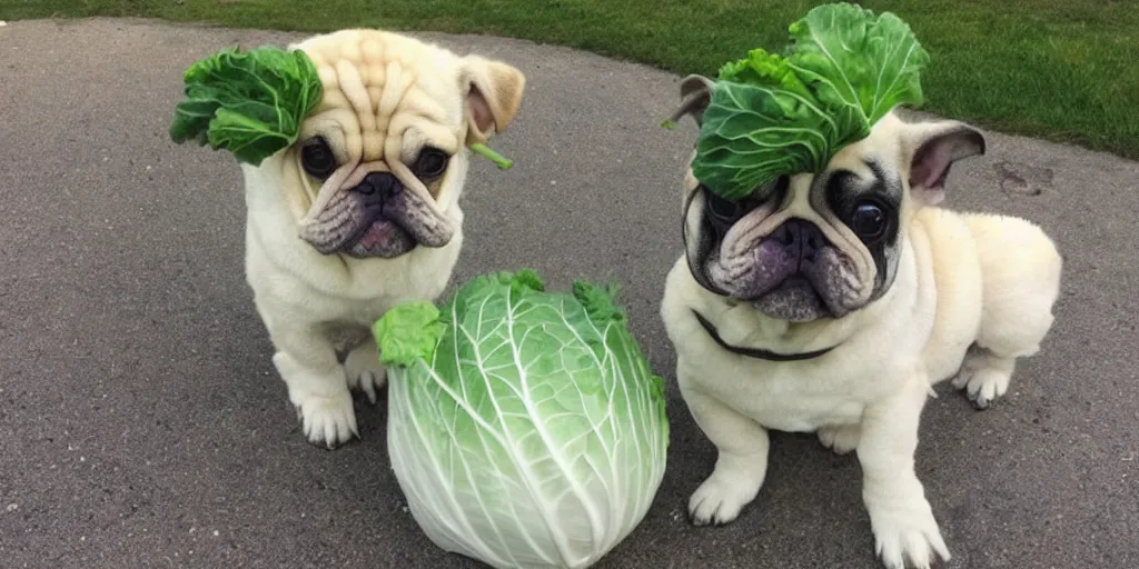 Prompt: i, Cabbage dog