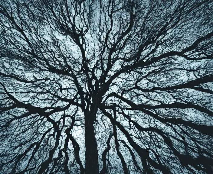 Image similar to 4 k hd, high detail photograph of a single tree during apocalypse, shot with sigma f / 4. 2, 2 5 0 mm sharp lens, wide shot, consistent, volumetric lighting, high level texture render