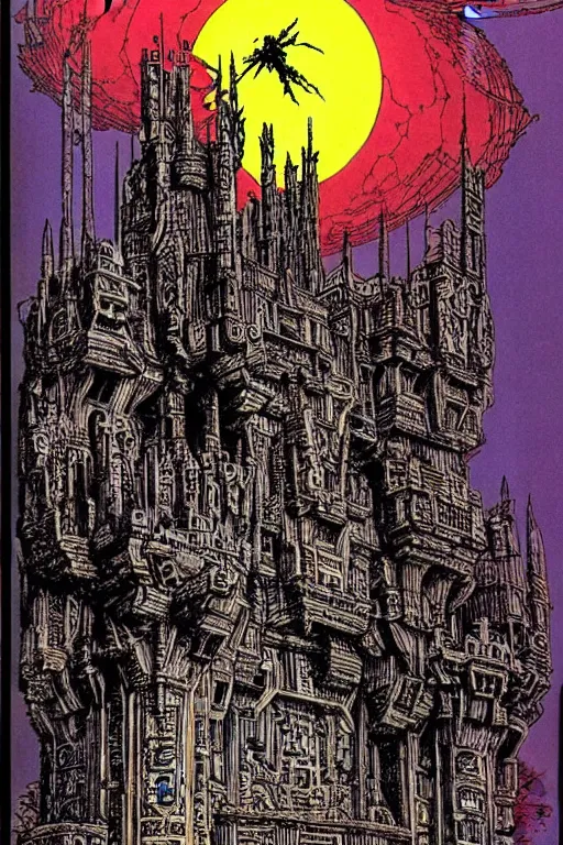 Image similar to castle by Philippe Druillet