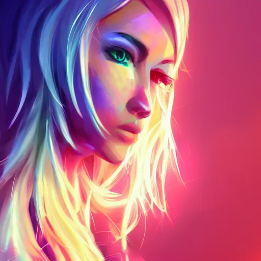 Image similar to the most original and beautiful profile picture on discord, 4 k, beautiful gorgeous digital art, trending on artstation