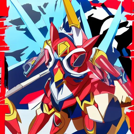 Image similar to gurren - lagann