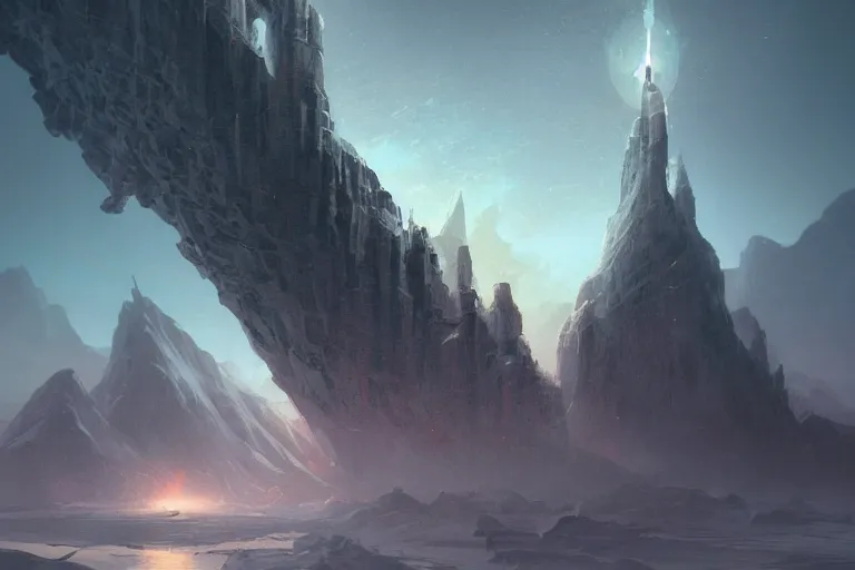 Prompt: the ancient sleeping giant, in the style of stephan martiniere and vicente segrelles, trending on artstation, back lighting tilt - shift cottagecore, abstract illusionism, movie poster, creature concept art, precisionism