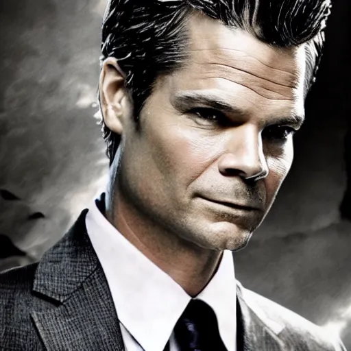 Image similar to Timothy Olyphant as Batman, HD, Hyper realistic, intricate detail