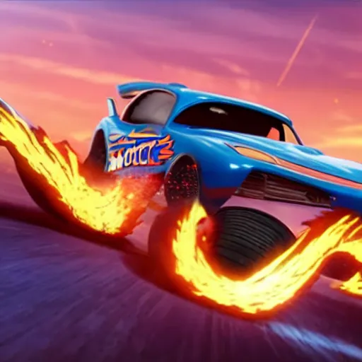 Prompt: the rock in the movie hot wheels acceleracers