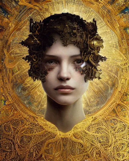 Prompt: unique automaton, surreal, fantasy, intricate, dramatic lighting, emotionally evoking symbolic metaphor, painterly, highly detailed, digital painting, artstation, concept art, golden ratio, smooth, face in focus, sharp focus, illustration, art by John Collier and Krenz Cushart and Artem Demura and Alphonse Mucha and Albert Aublet