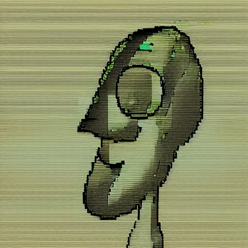 minecraft squidward pixel art