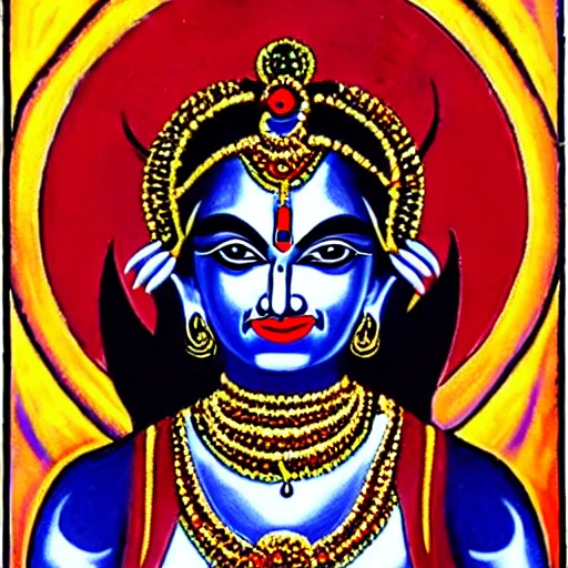 Image similar to the goddess kali