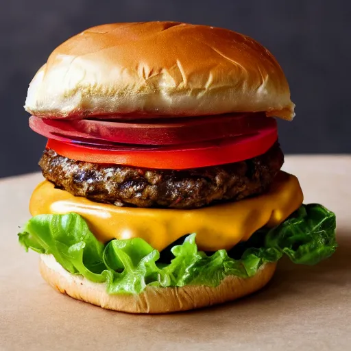 Image similar to a golden burger