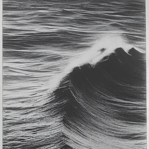 Image similar to Pretty waves at night by Lucien Clergue