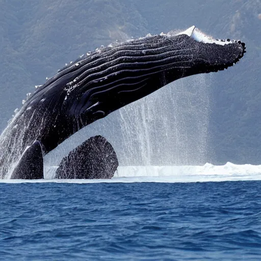 Prompt: humpback whale doing ballet