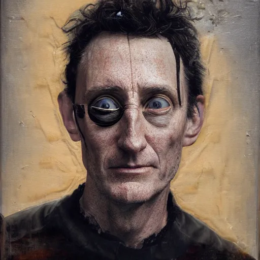 Image similar to sci - fi portrait of tom kenny, by nicola samori, intricate, hyperealistic, photoreal, 8 k resolution, modern high sharpness photo