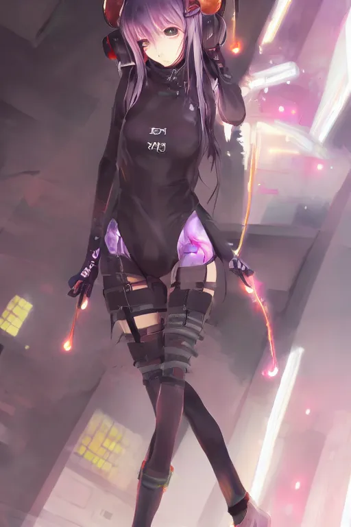 Prompt: beautiful anime art of a cyberpunk neko girl, character by WLOP, Logan, Cure, Mingche,n Shen, BangkuART, sakimichan, yan gisuka, JeonSeok Lee, trending on Artstation, Trending on PIxiv,