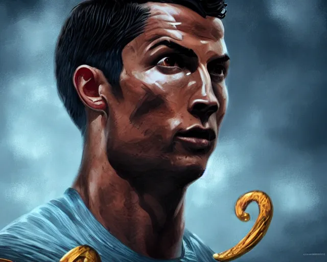 Prompt: cristiano ronaldo as a strong magician, fantasy art, in the style of Frank Neidhardt, illustration, epic, fantasy, intricate, elgant, amazing detail, digital painting, artstation, concept art, smooth, sharp focus