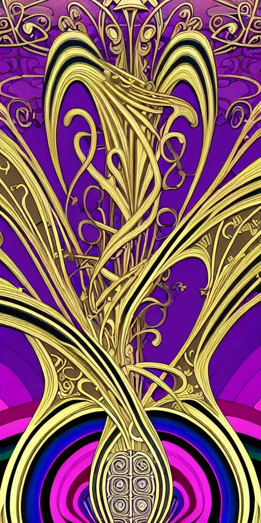 Image similar to the source of future growth dramatic, elaborate emotive Art nouveau styles to emphasise beauty as a transcendental, seamless pattern, symmetrical, large motifs, sistine chapel ceiling, 8k image, supersharp, spirals and swirls in Art Nouveau style, iridescent black and rainbow colors with gold accents, perfect symmetry, High Definition, sci-fi, Octane render in Maya and Houdini, light, shadows, reflections, photorealistic, masterpiece, smooth gradients, high contrast, 3D, no blur, sharp focus, photorealistic, insanely detailed and intricate, cinematic lighting, Octane render, epic scene, 8K