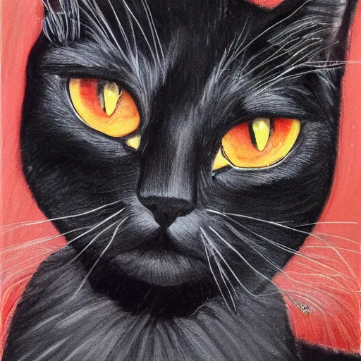 Image similar to black cat
