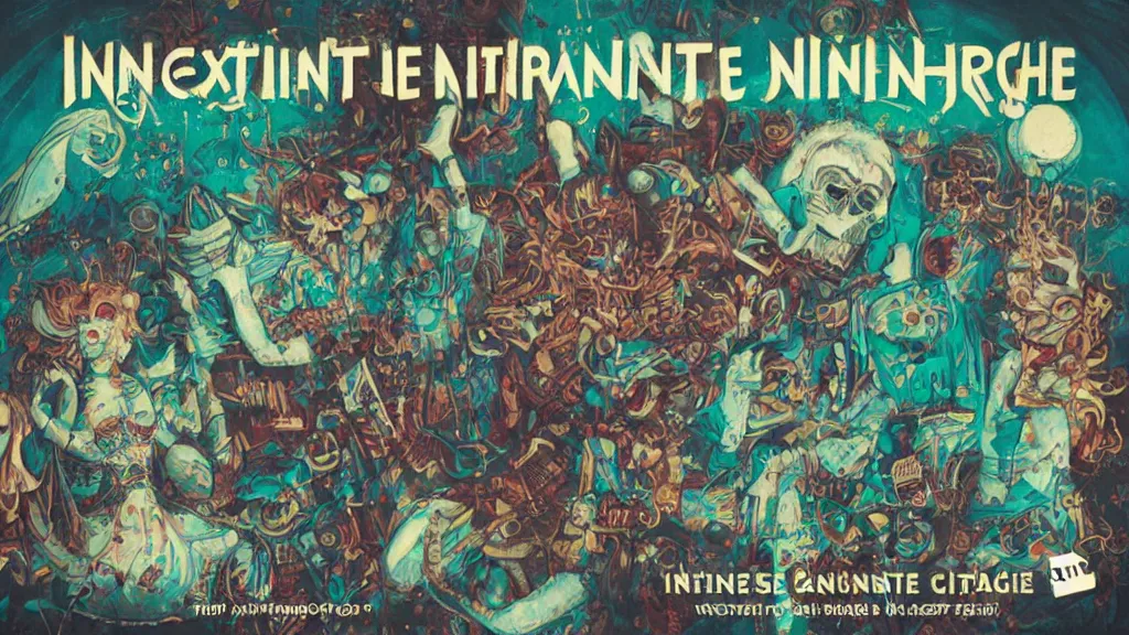 Image similar to decopunk sane infinite nightmare