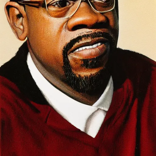 Prompt: portrait of martin lawrence
