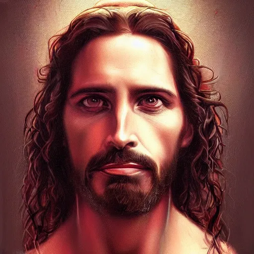 Prompt: portrait of jesus with the head of a lizard lizard lizard lizard lizard, surrealist, crown of thorns, cross, christianity, intricate, elegant, highly detailed, centered, grungy, digital painting, artstation, concept art, smooth, sharp focus, boris vallejo