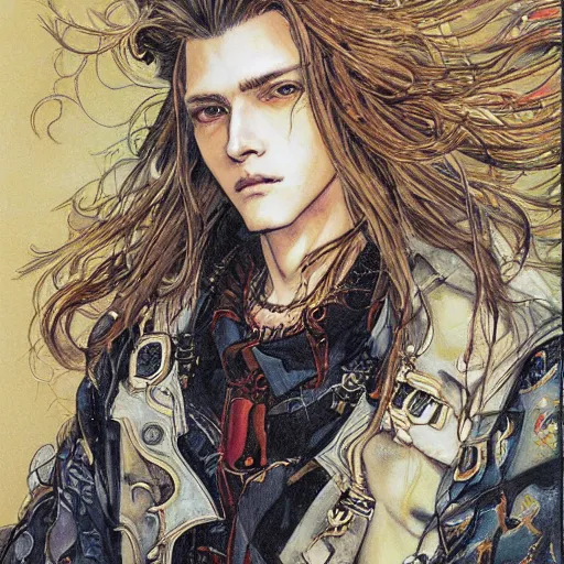 Image similar to a portrait of a character, by Ayami Kojima