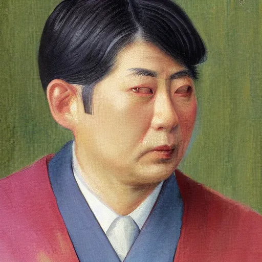 Image similar to a charles knight painting of japanese kappa