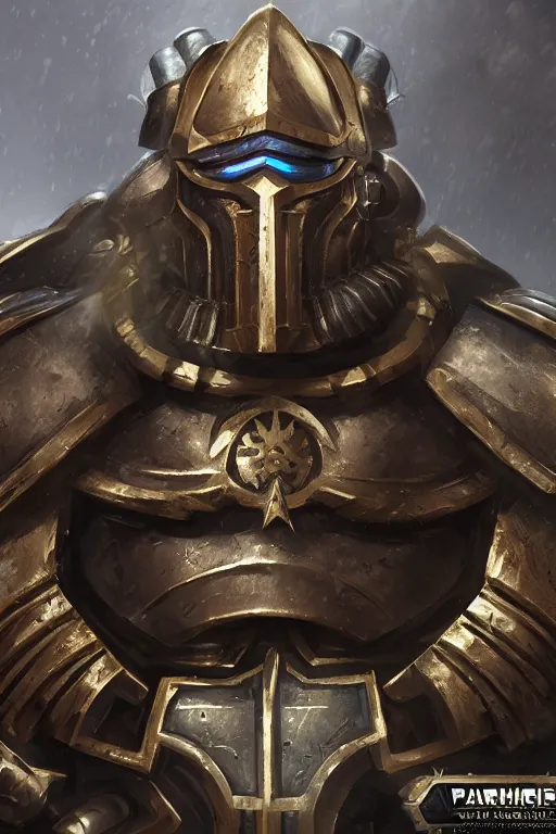 Image similar to armor portrait heros warhammer 4 0 k horus heresy fanart - the primarchs emperor by johannes helgeson animated with vfx concept artist & illustrator global illumination ray tracing hdr fanart arstation zbrush central hardmesh 8 k octane renderer comics stylized