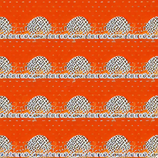 Image similar to simple background pattern, orange with white dots