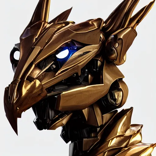 Prompt: a highly detailed bust of a beautiful anthropomorphic humanoid robotic mecha female dragon, with smooth and streamlined armor, standing and posing elegantly, well detailed dragon head with LED eyes and a maw, sharp and dangerous sleek design, two arms, two legs, long tail, beautiful digital art, artstation, DeviantArt, FurAffinity, professional, octane render, sunset lighting