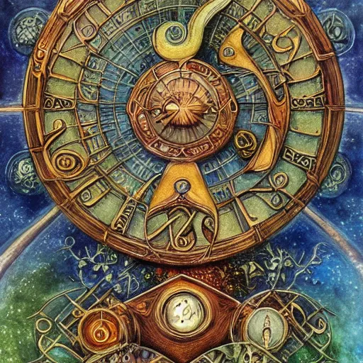 Prompt: detailed and sharp aquarius artistic zodiac artwork, mystic style, detailed, 8 k, detailed, symmetrical, by brian froud