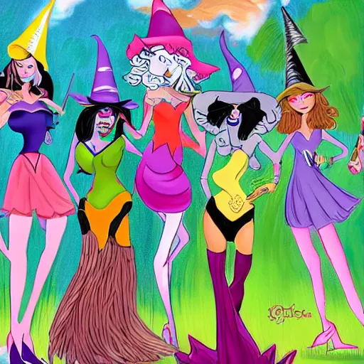 Image similar to Party Witches by Chris Sanders