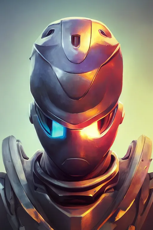 Image similar to epic mask helmet robot ninja portrait stylized as fornite style game design fanart by concept artist gervasio canda, behance hd by jesper ejsing, by rhads, makoto shinkai and lois van baarle, ilya kuvshinov, rossdraws global illumination radiating a glowing aura global illumination ray tracing hdr render in unreal engine 5