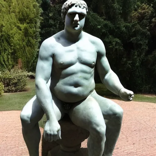Prompt: roman statue of Peter Griffin
