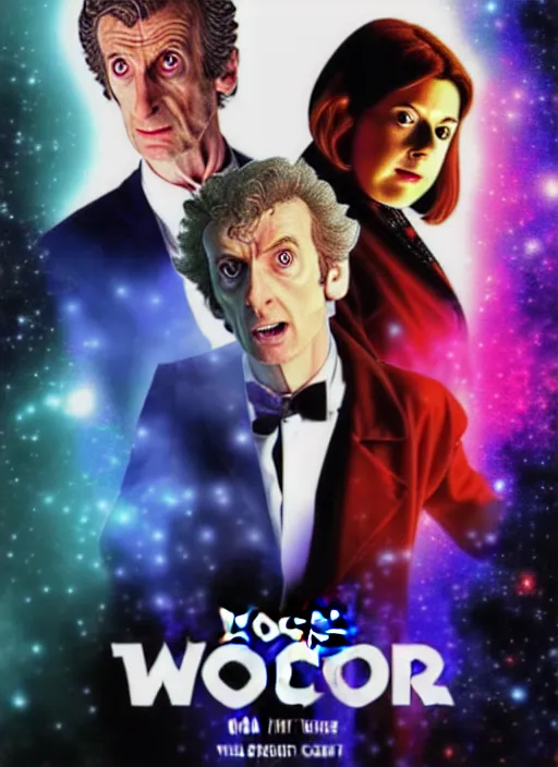 Prompt: doctor who big finish artwork poster photoshop digital art
