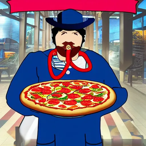 Image similar to doctor pizza