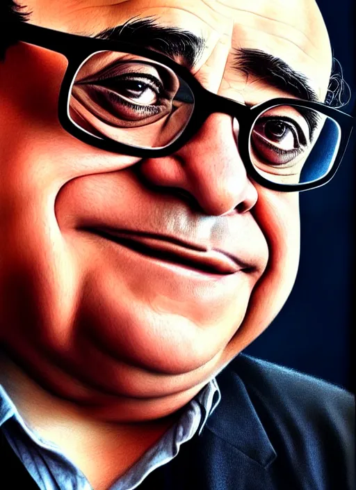 Prompt: photo of a gorgeous young Danny Devito in the style of stefan kostic, realistic, sharp focus, 8k high definition, insanely detailed, intricate, elegant, art by stanley lau and artgerm