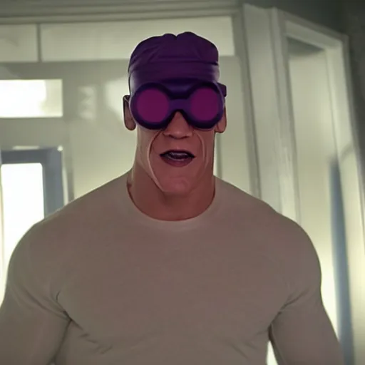 Prompt: John Cena as the invisible man