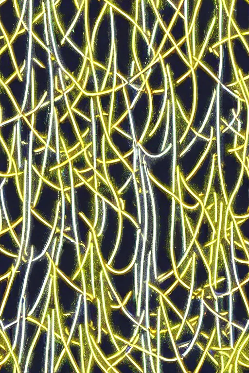 neon translucent fabric shimmering flowing with Stable Diffusion