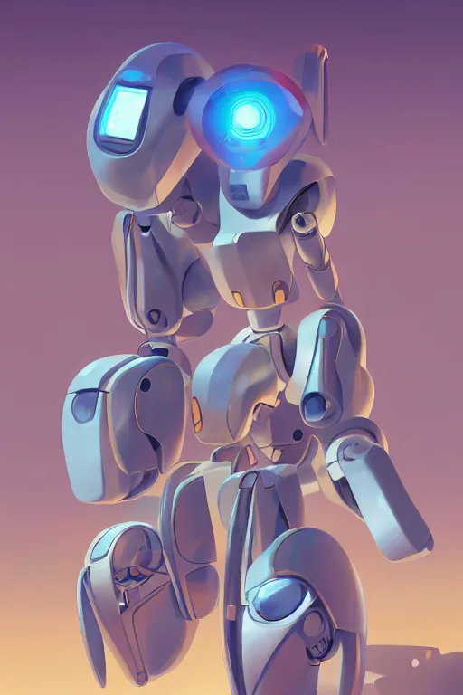 Image similar to metabots medabots medarotto medarot robot minimalist comics, behance hd by jesper ejsing, by rhads, makoto shinkai and lois van baarle, ilya kuvshinov, rossdraws global illumination ray tracing hdr radiating a glowing aura