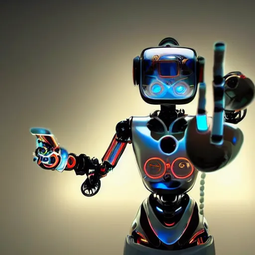 Drfeify Robot dansant Robot de danse spatial intelligent