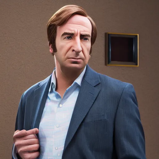 Image similar to super high quality saul goodman, realistic photorealistic high-resolution saul Goodman, very saul goodman, high def, saul, saul Goodman, better call saul, better call saul Goodman, 8k, 4k, professional, depth of field, sigma art 85mm f1.4, large sensor dslr, professional photo, saul goodman, very very saul goodman